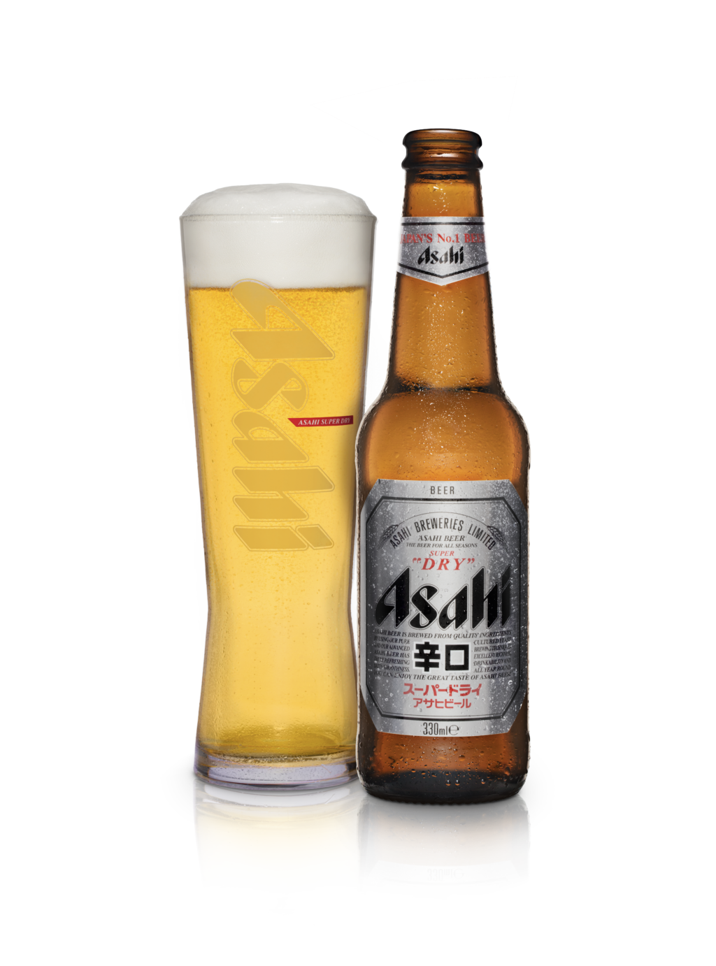 Asahi Super Dry_bicchiere e bottiglia (1)