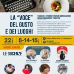 Locandina Corso La Voce del Gusto e dei Luoghi